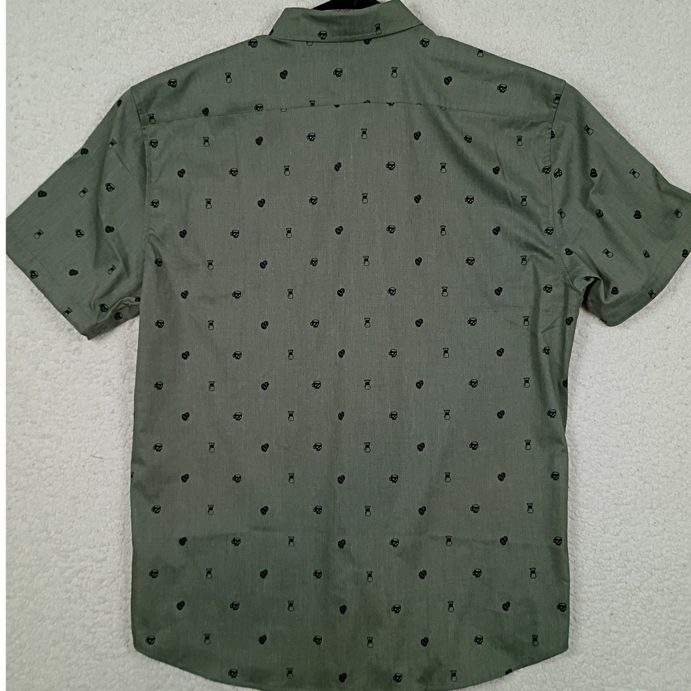 Black Rifle Coffee Company Shirt Pattern Ops Mens XL Green Bamboo Blend Coffee - Picture 3 of 9